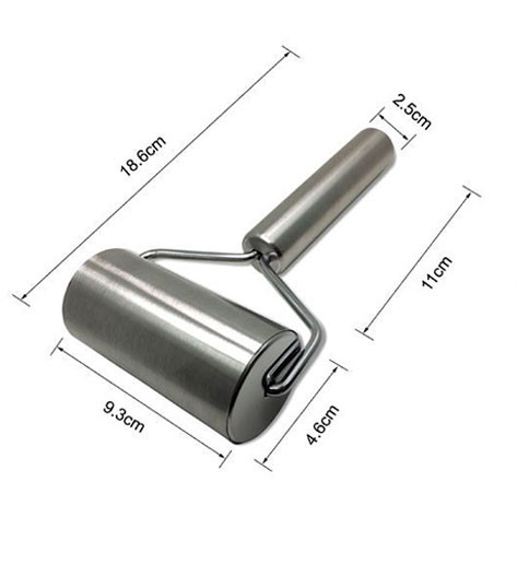 Description Picture 2 of itemKitchen Multifunctional Rolling Pin Home Stainless Steel Pasta Baking Roller Tool Dough Dumpling Making Accessories Rolling Pin