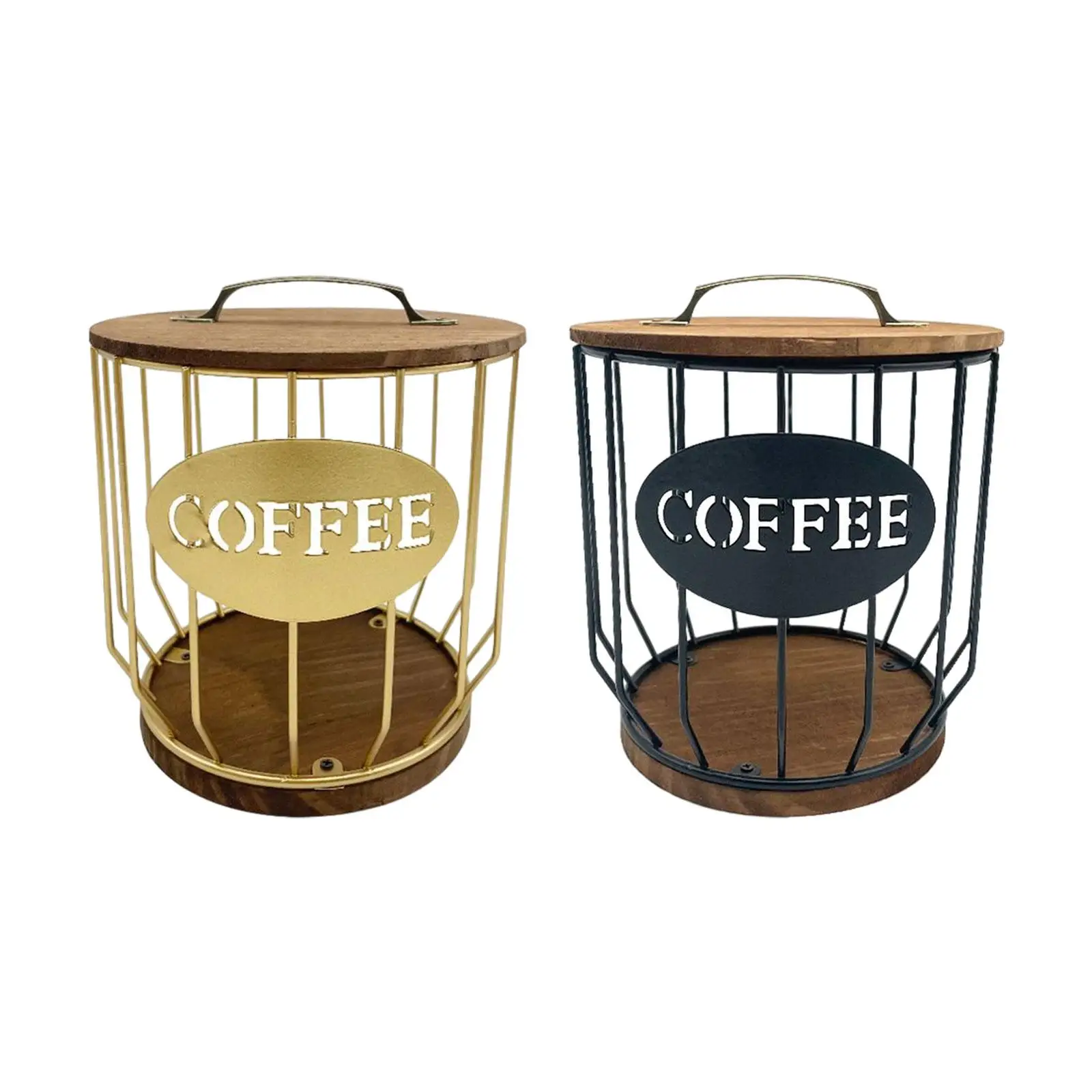 Coffee Pod Holder Coffee Pod Storage Basket Coffee Capsule Cages for Counter