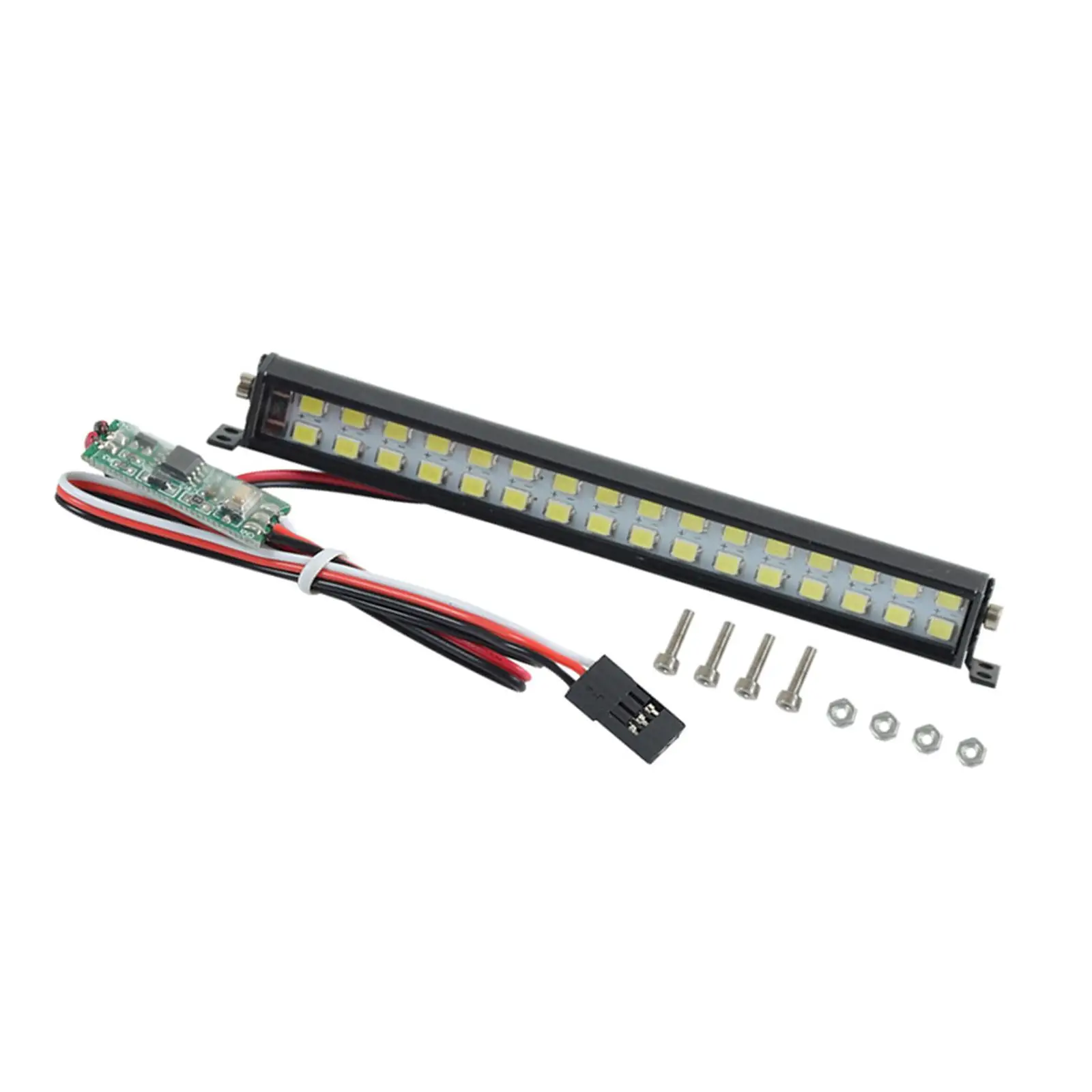 Super Bright LED Light Bar Roof Lamp Fit for SCX10 90046 1/10 RC Crawler