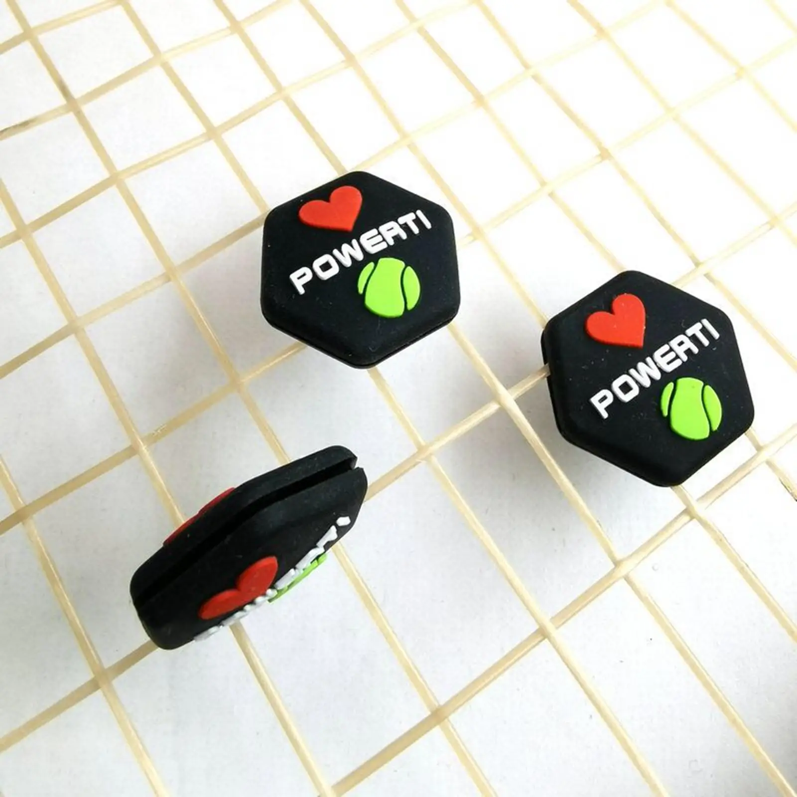 3 Pieces Tennis Racquet Vibration Stoppers Shock Absorption Shock Absorbers