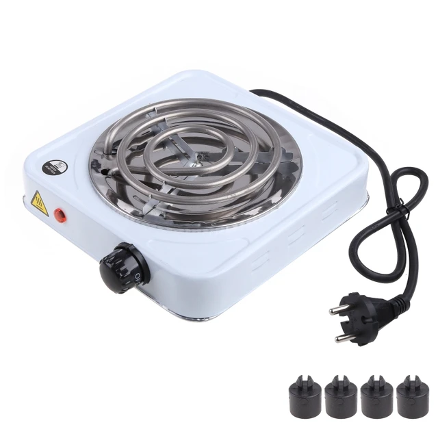 Portable Electric Iron Burner Single Stove Mini Hotplate Adjustable  Temperature Furnace Home Kitchen Cook Coffee Drop Shipping - AliExpress