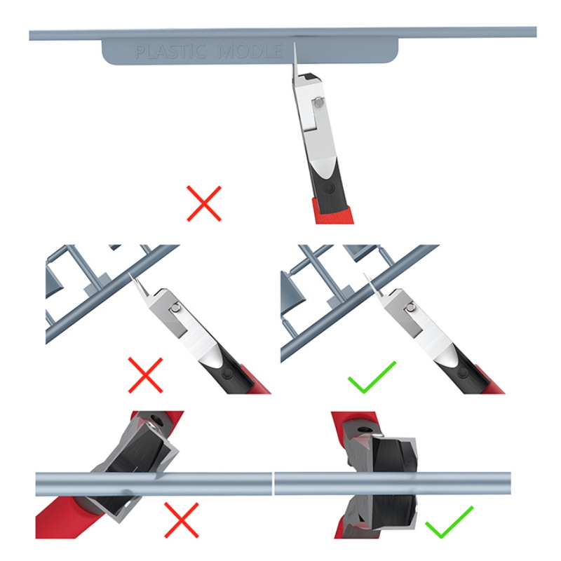 DSPIAE 2023 Neue ST-A Single Blade Nipper 3,0 Handwerkzeuge Zangen Multifunktionale Gebogene Nicht-Skala Lange Nase Für Elektrische Teile – Detail 2