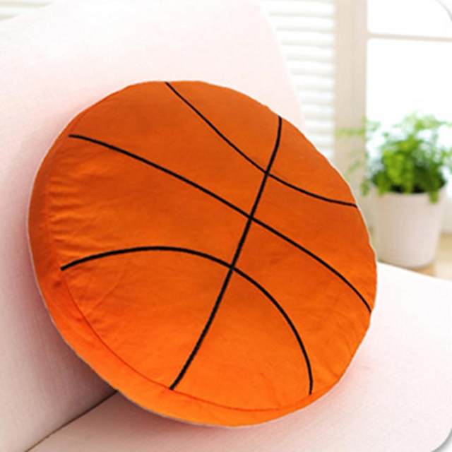 Throw Pillow Ultra Soft Fluffy Simulation Basketball Soccer Shape Sofa Cushion for Ball Game Fan Stuffed Pillow Plush Cushions AliExpress