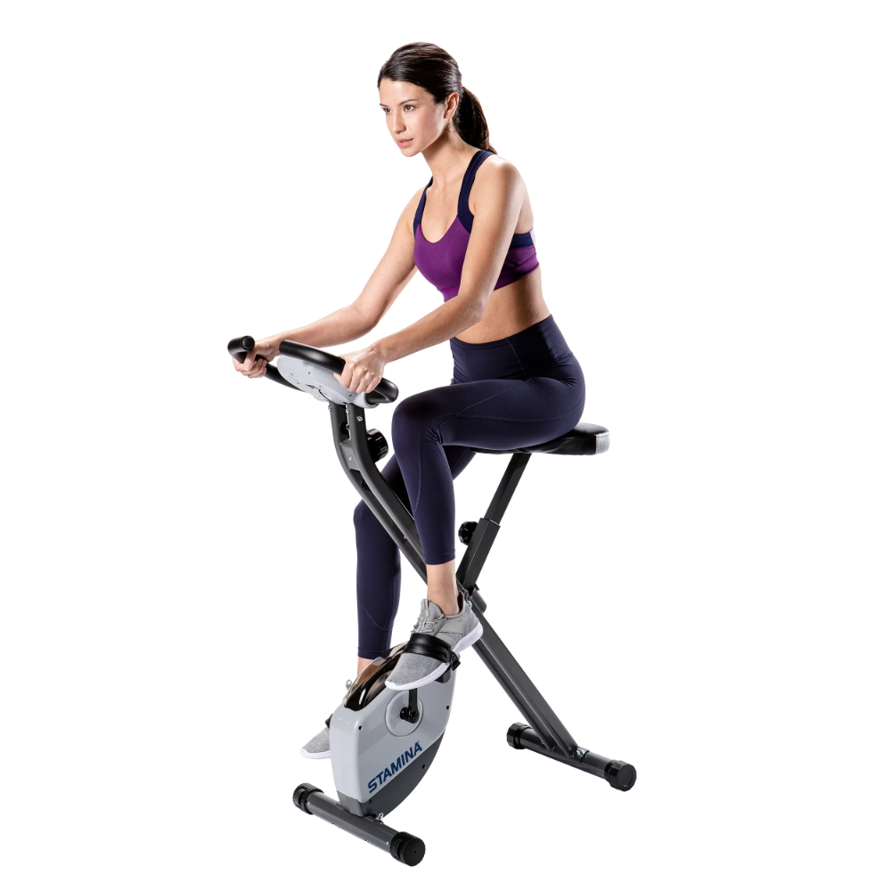 Title 1, 2023 Stamina Cardio Exercise Bike with Heart Ra...