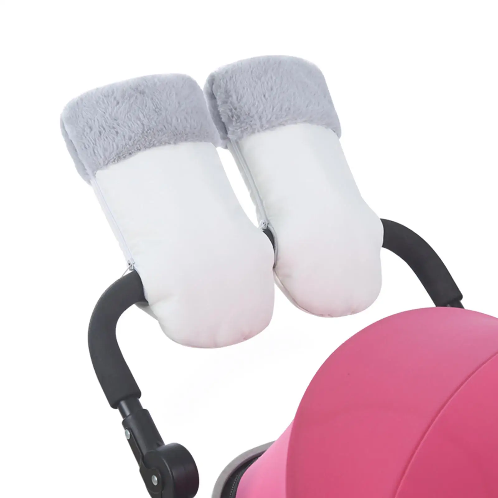 Stroller Hand Muff Windproof Stroller Accessories Warm Universal Stroller Mittens for Pram Stroller Handbar Golf Cart Pushchair