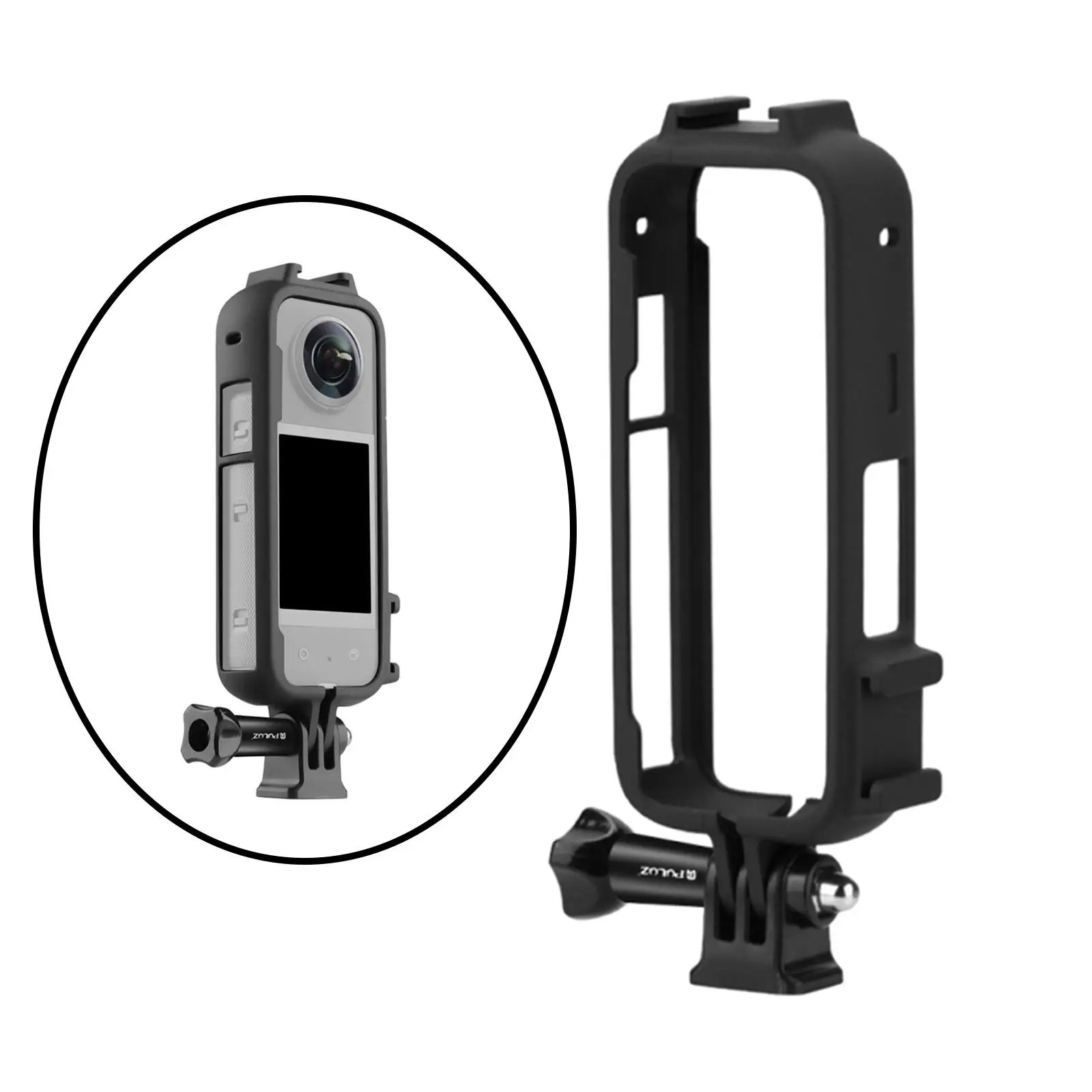 Protective Frame Case with 1/4 Screw Hole Camera Tripod Adapter Mount Cage for One x3 Durable