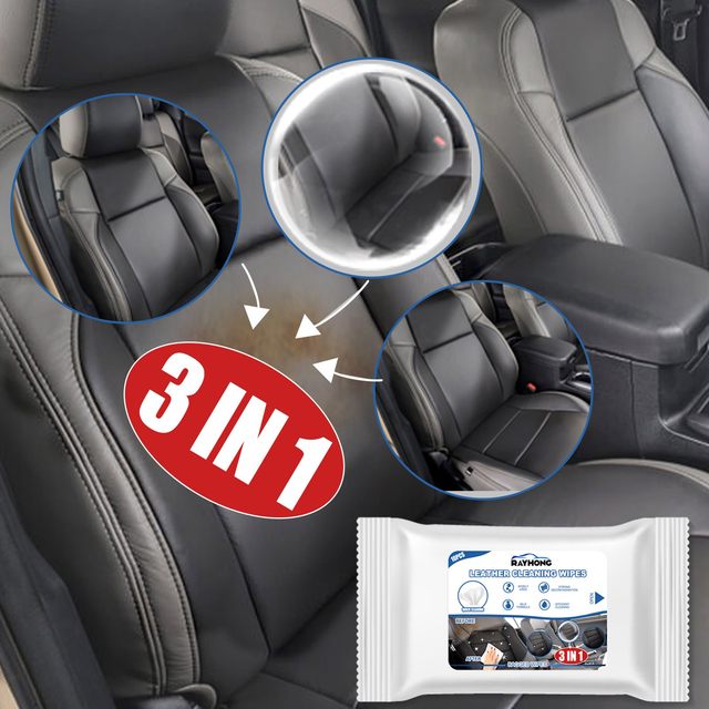 Car Upholstery Wipes Glass & Leather Upholstery Maintenance Wipes