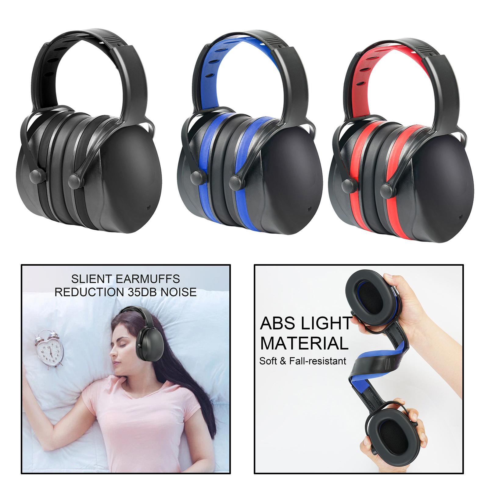 Hearing Protection Safety Ear Muffs Noise Cancelling Nrr 36dB Ear Defenders for Manufacturing Studying Sleeping Airplane Mowing