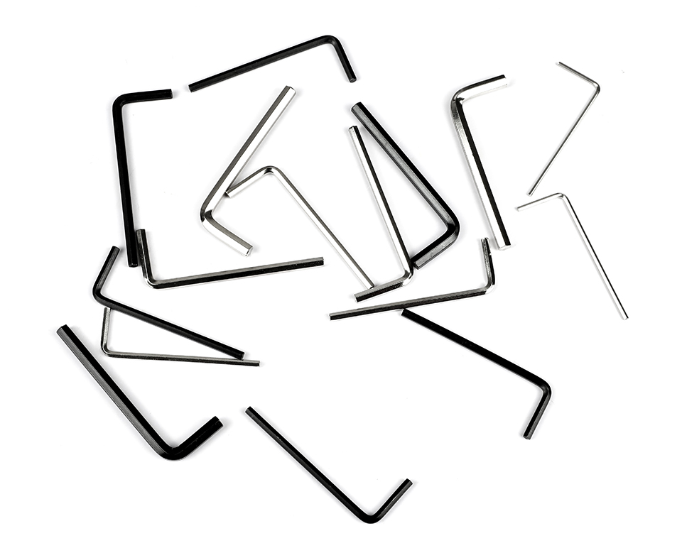 NINDEJIN 2-20 stücke L shaped hex hexagon schlüssel allen schlüssel 0,9mm 1,5mm 2mm 2,5mm 3mm 4mm 5mm 6mm 8mm carbon stahl allen schlüssel – Detail 2