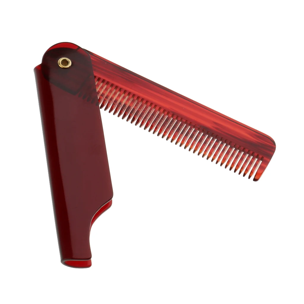 Handmade Anti Grooming Hair and  Comb Hairdressing Folding Pocket Portable