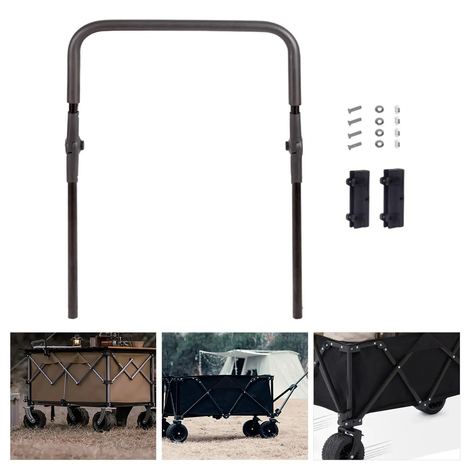 Outdoor Folding Wagon Handle Spare Part Hand Cart Carts Trolleys Handle Accessories for Truck Trolley Wagon Cart Grocery Cart