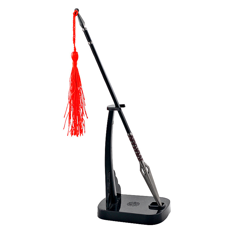 22cm Liquan Gott Speer Yue Fei Lance Alte Metall Waffen Modell Puppe Ausrüstung Zubehör Hause Dekoration Handwerk Sammlung – Detail 9