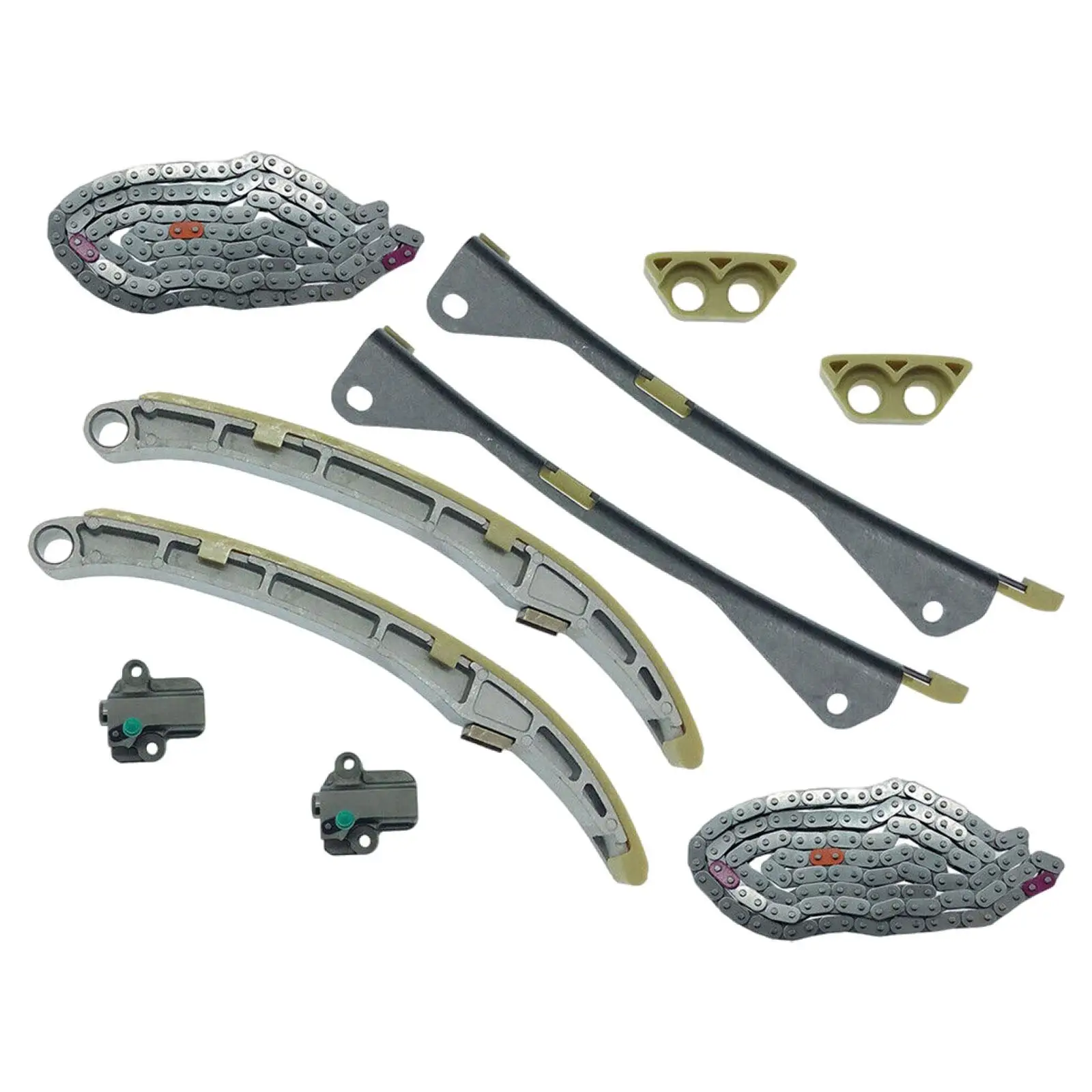 Engine Timing Chain Kit 24321-3L100 Car 24410-3cga3 for Azera 3.3L Telluride 3.8L Santa FE 3.3L Sorento 3.3L K900 3.3L 3.8L