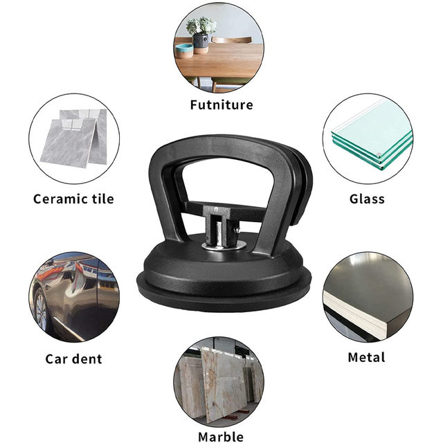 Kit 4 Estrattori Ammaccature Auto - Con Ventose E Panno, Per Riparare Bozze Su Vernice
