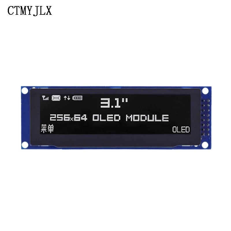 display OLED real, suporte SPI, LCM, controlador