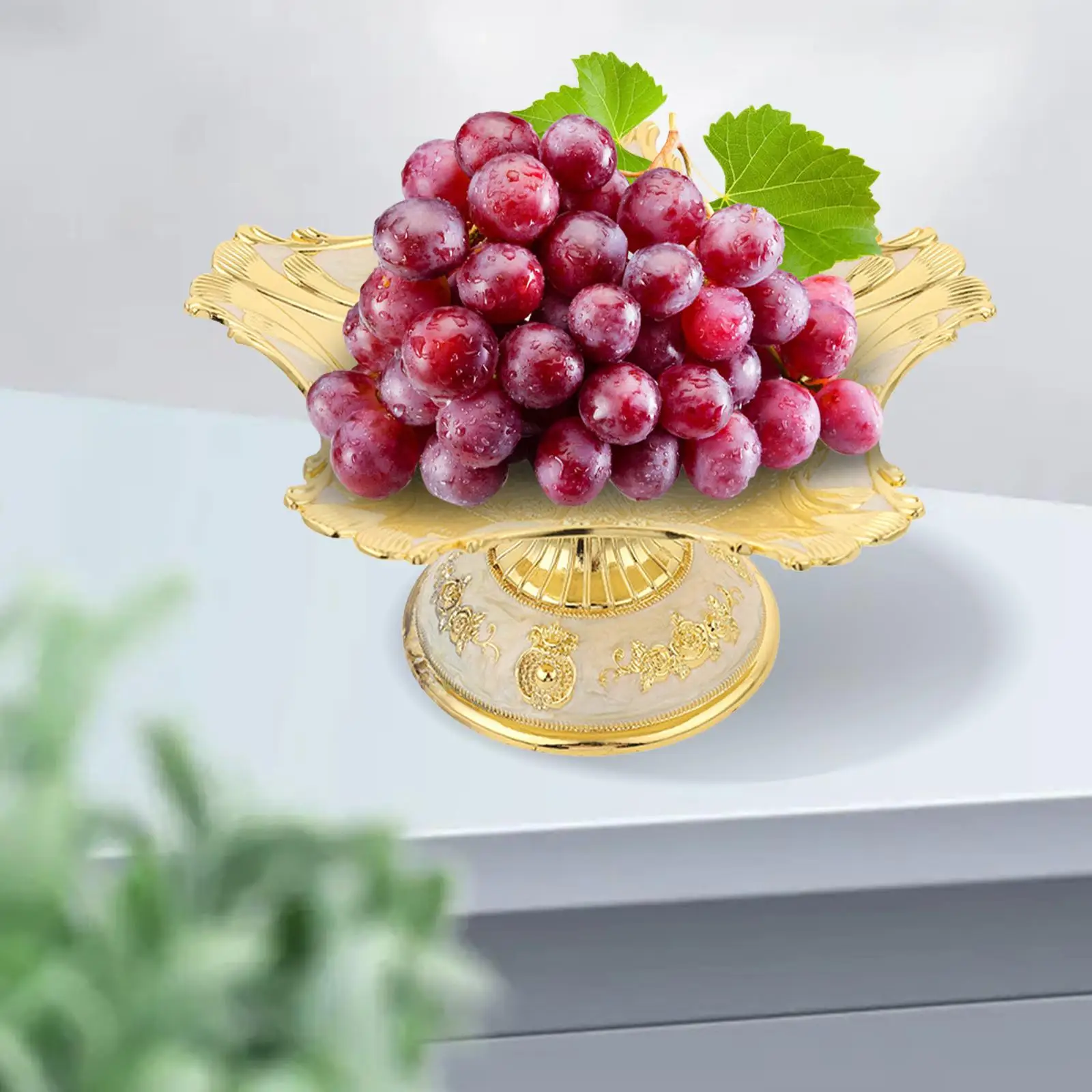 Pastry Dish Cupcake Dessert Display Plate Perfume Collection Tray Snack Dish Fruit Tray for Buddhism Table Supplies Centerpiece
