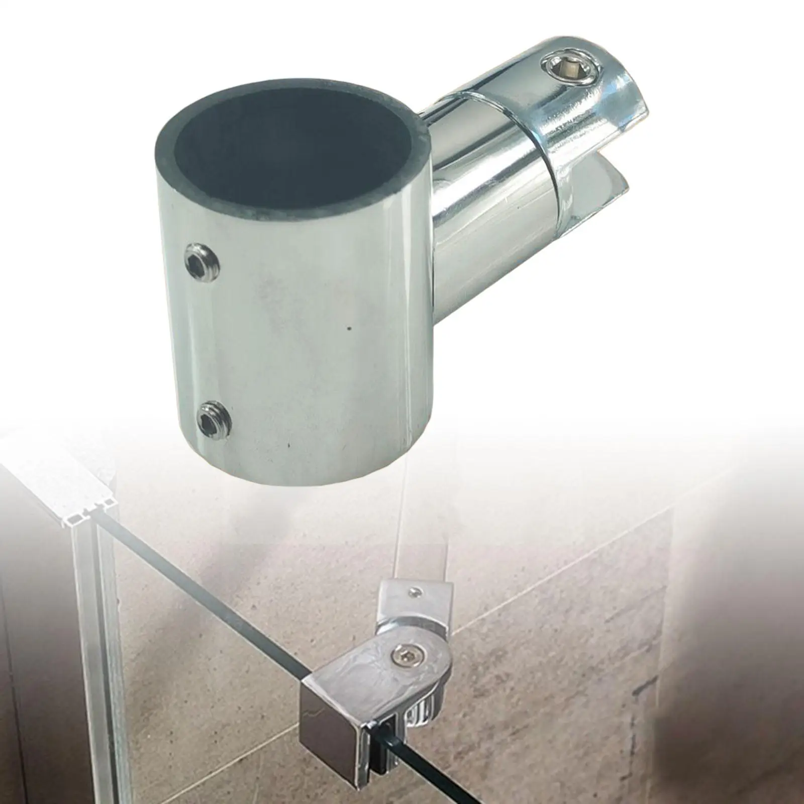 Glass Connector Ceiling Boats Use Hardware Accessories for Shower Enclosure Fine Surface Processing Exquisite Workmanship