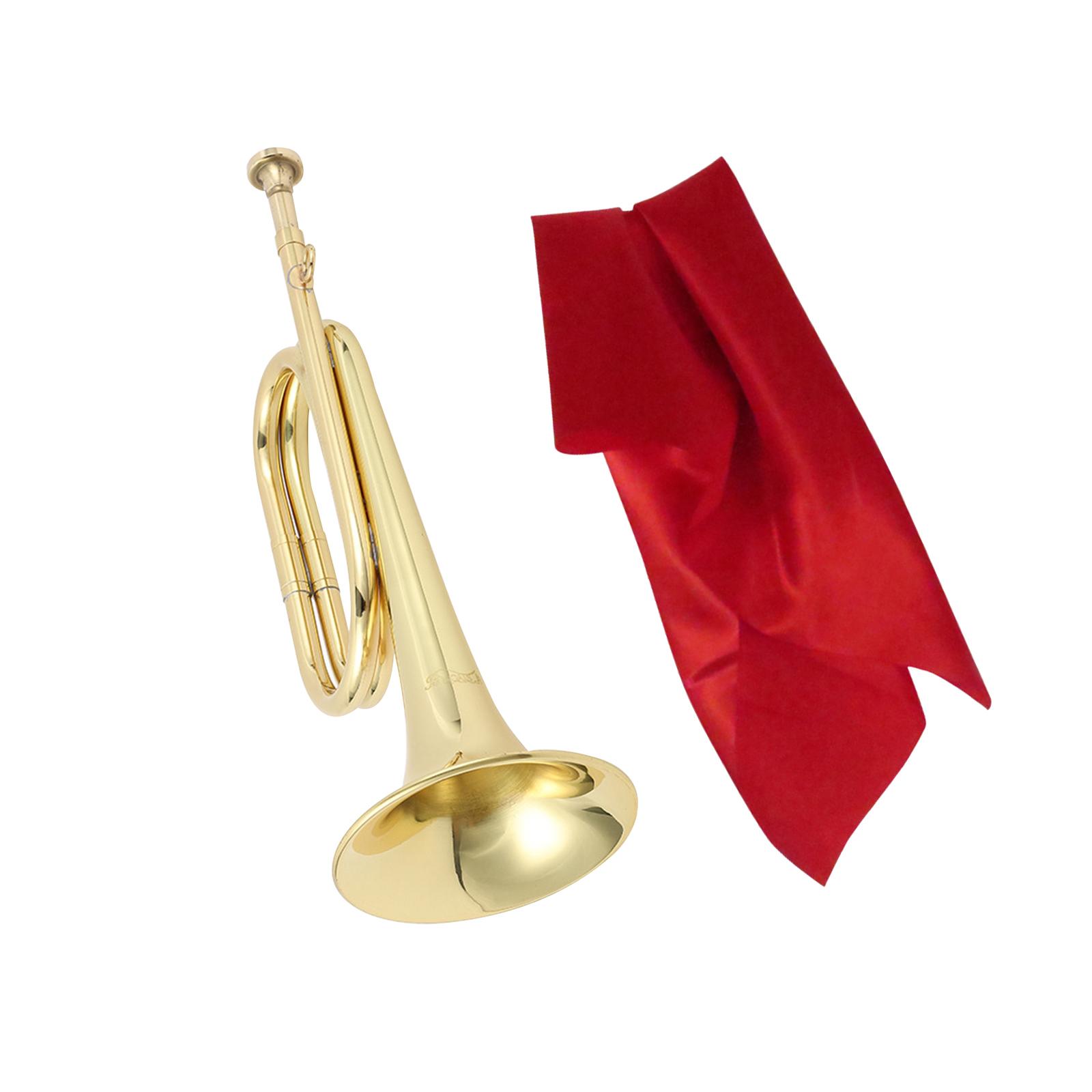 Title 2, Brass Bugle Classic Style with Mouthpiece March...