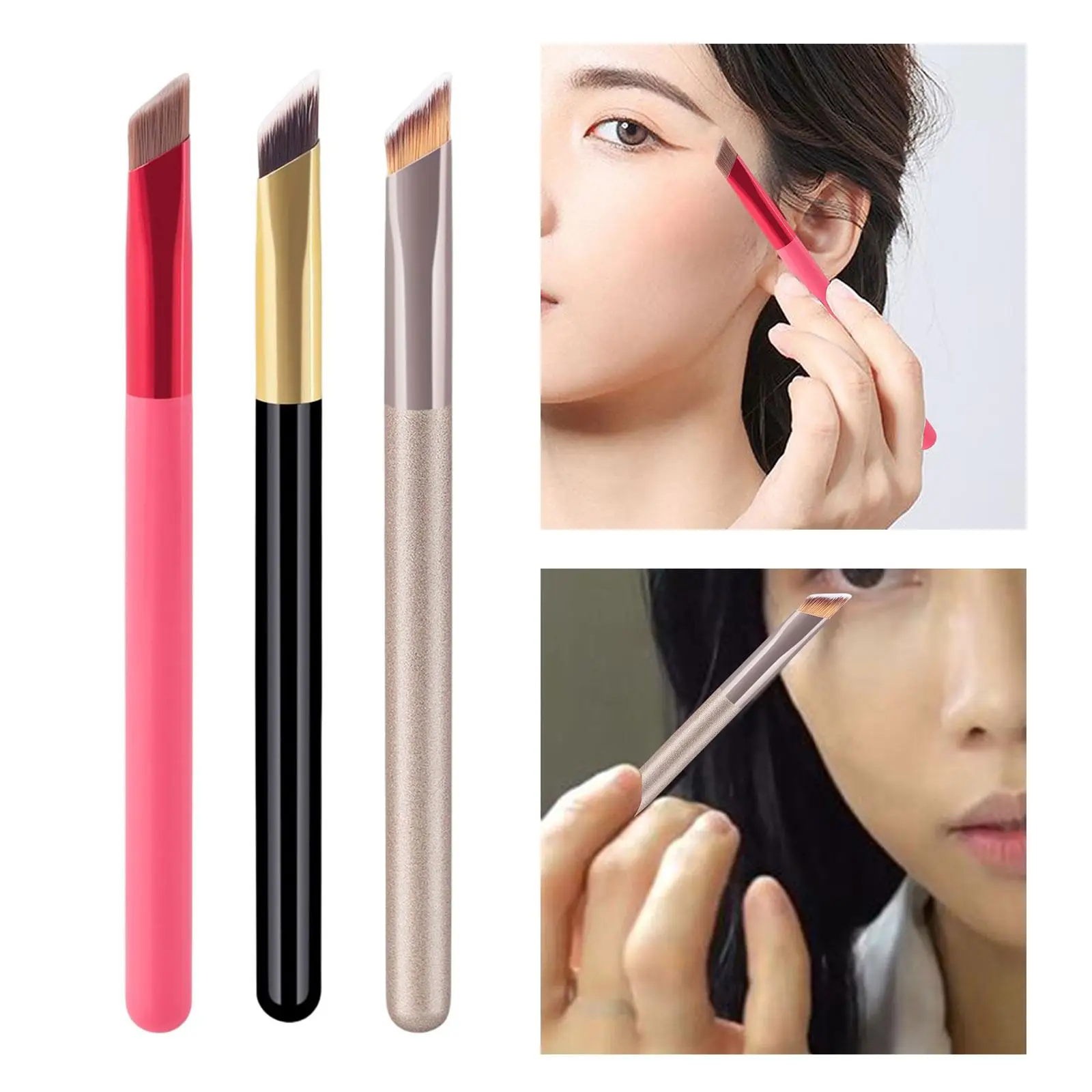 Professional Brow Brush Home Salon Use Smooth Portable Soft Multipurpose Makeup Brush for Girls