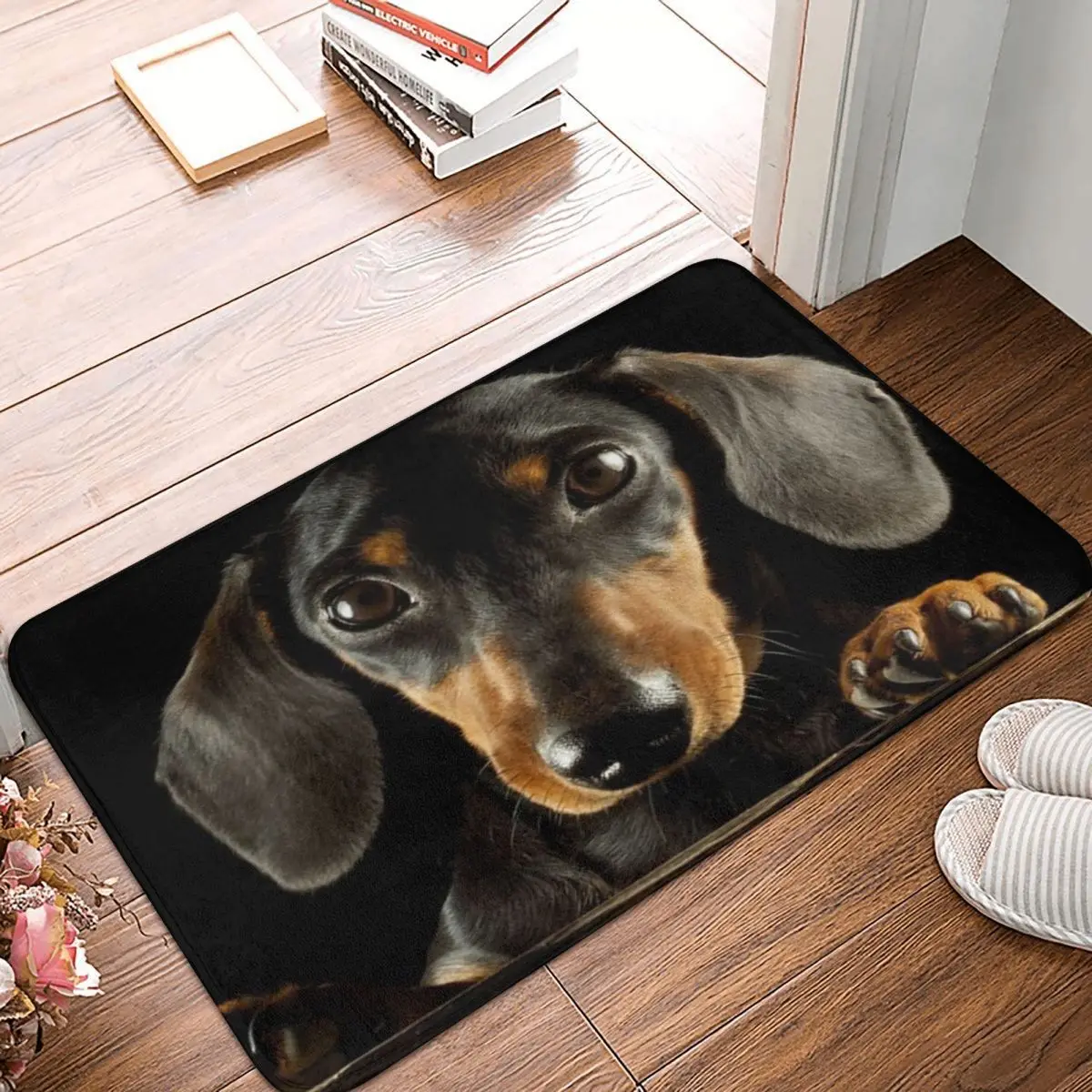 Dachshund Dog Portrait Doormat Floor Decor