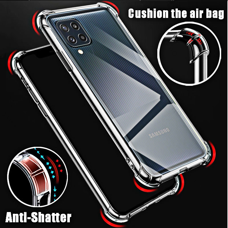 Für Samsung Galaxy M32 Clear Phone Soft Case HD transparent für Samsung M 32 6.4 "SM-M325FV stoß feste Anti-Kratz-Abdeckungen Shell – Detail 4