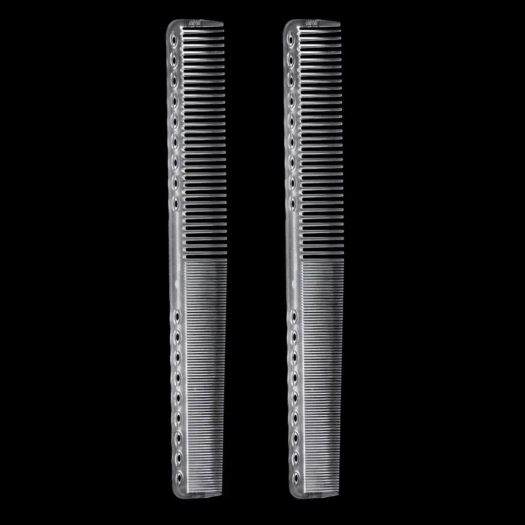 2x Wide Fine Hair Comb Salon Styling Hairdressing Cutting Long Comb