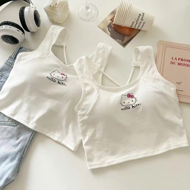 サンリオハローキティキャミソール女性のファッションタンク
