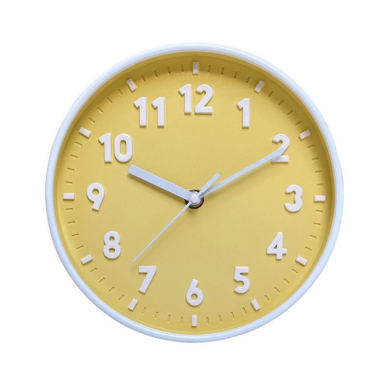 Description Picture 3 of itemK1MF Modern Simple Wall Clock 8 Inch Candy Color Silent for Time Clocks Ornament for Home Bedroom Dormitory Living Room Children