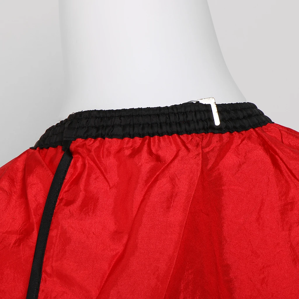 1 Piece Of Red Salon Waterproof Hair Cutting Cloth Apron Cape, Suitable for Salon Hairdressing, Hair Dye, Perm or Home Use