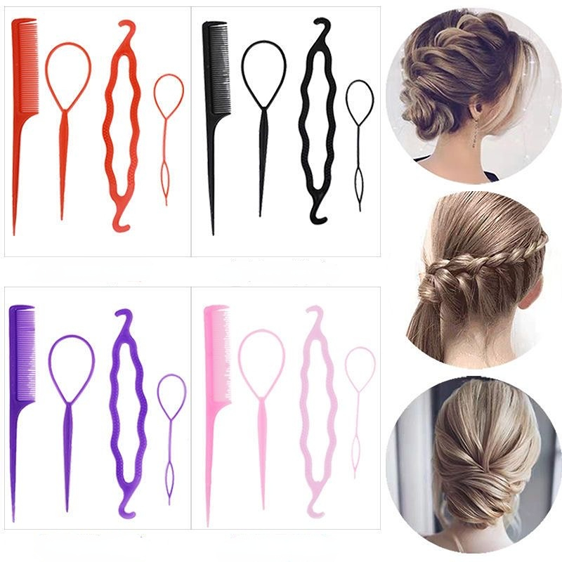 Best of Multi-style Magic Donut Bun Maker Women Hair Accessories Braid Styling Hairpins Twist Hair Clips Girls Styling Tools Reviews & Tips