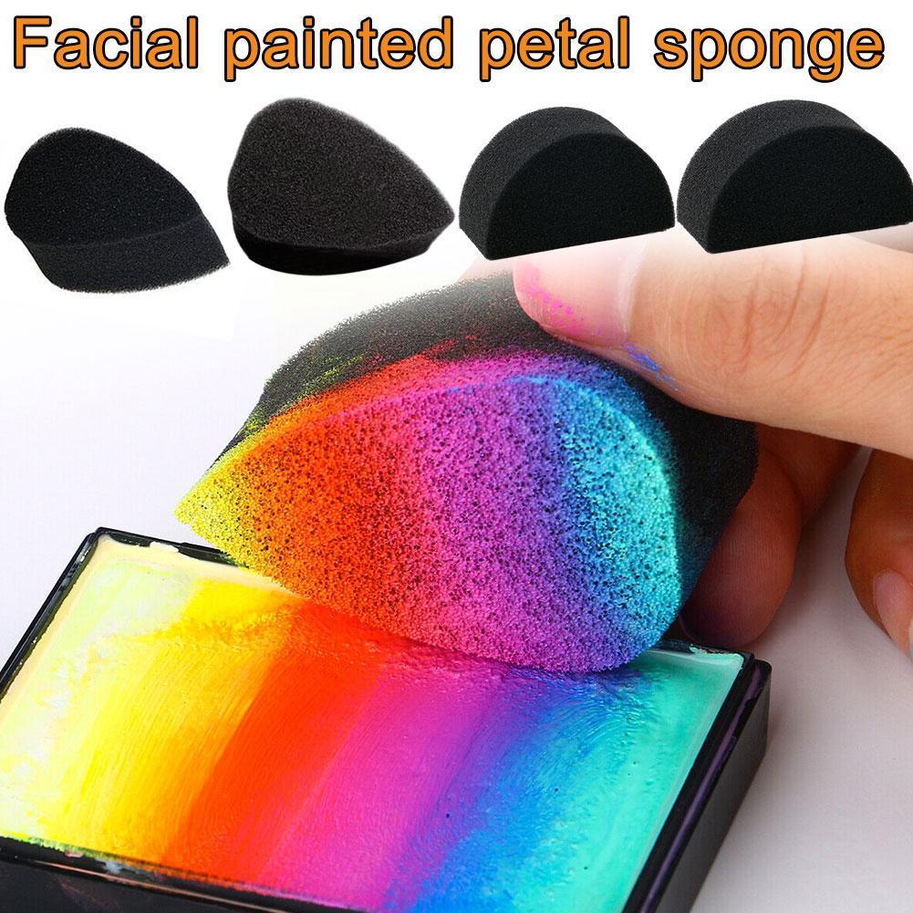 Best of Wholesale Halloween Makeup Beauty Custom Shape Square Face Black Sponge Painting Yellow Facial T5I2 Reviews & Tips