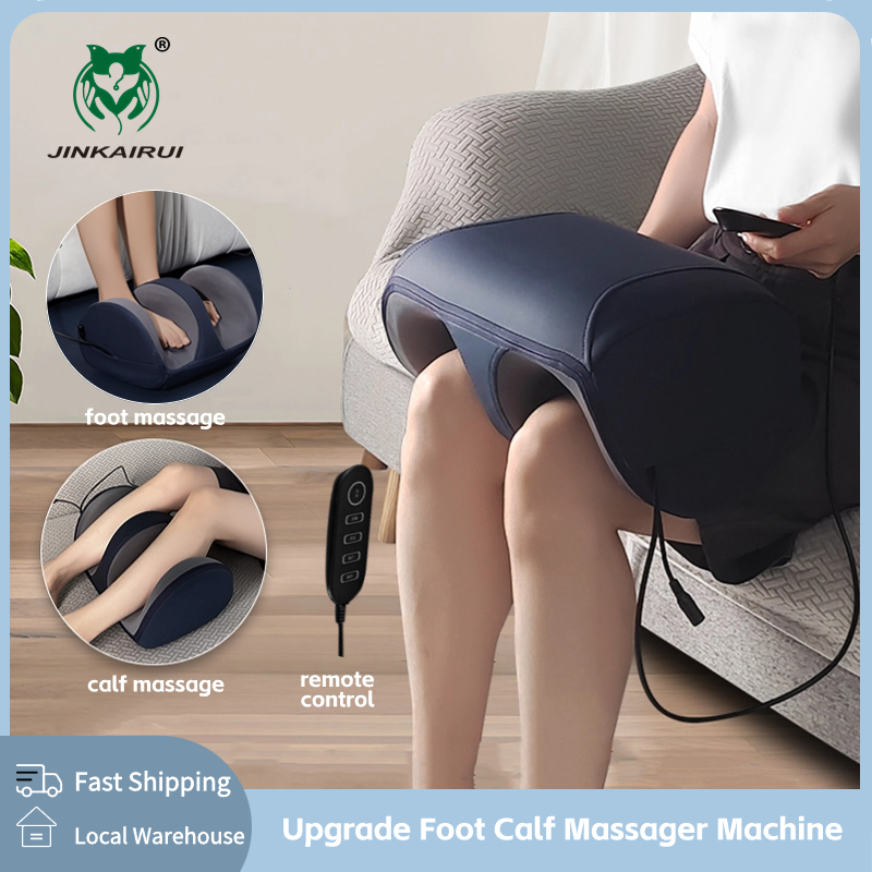 Best of (with Remote Control)Electric Calf Foot Massager Kneading Pressing Heated Therapy Fully Automatic Sole Massage Relieves Fatigue Reviews & Tips