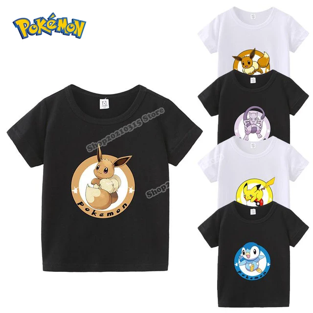 Pokemon Eevee and Pikachu T-Shirt - TeeNavi