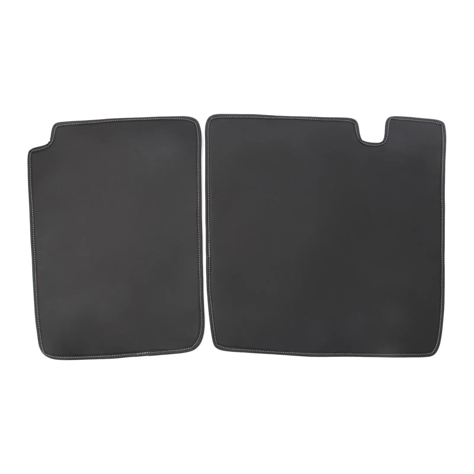 2x Car Rear Seat Pad Trunk Back Backrest Protective Cushions for Tesla Model 3 Model Y Seats Back Cover Clean Mat Pad Black