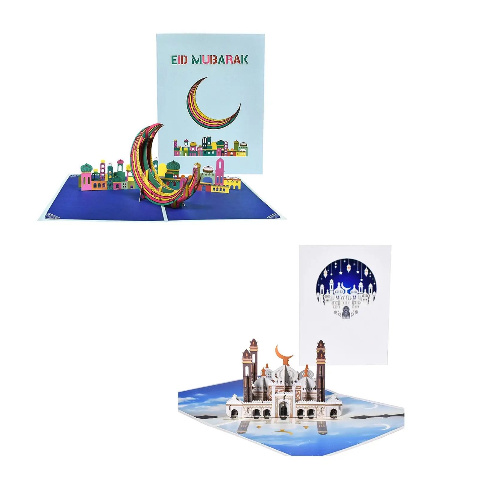 Ramadan Greeting Cards Handmade Party Supplies Greeting Cards Eid Greeting Cards for Boys Teens Children Kids Gifts