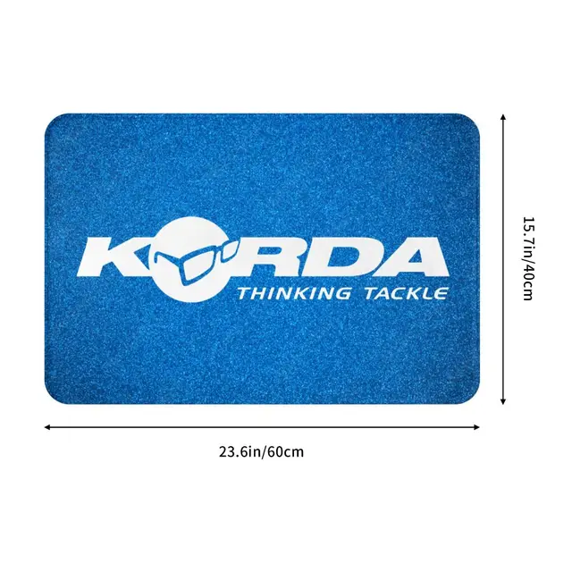 Personalized Korda Inspired Fishing Doormat Mat Anti-Slip Fish Carp Gift  Kitchen Bathroom Garden Rug Carpet 40*60cm