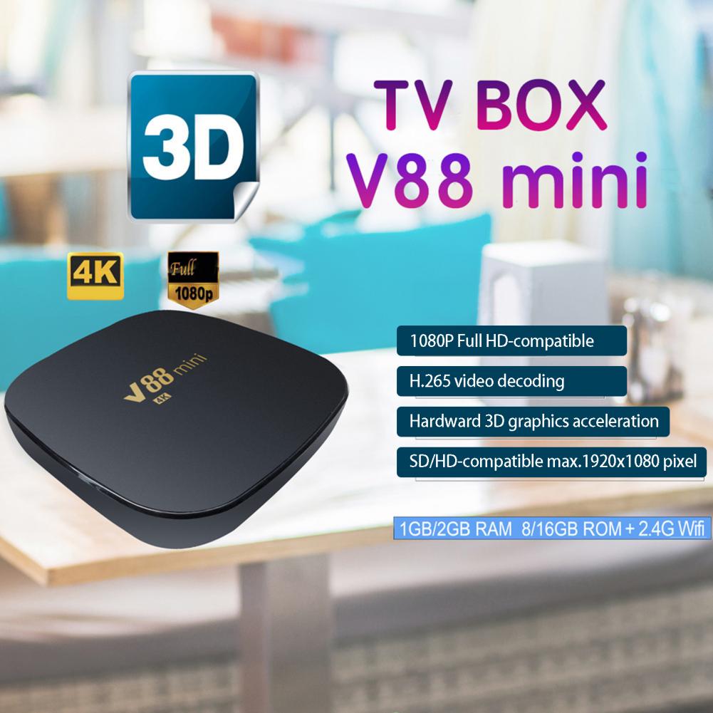 Title 2, V88 Mini Smart TV Box 4K 2GB 6GB/4GB 32GB TV dé...