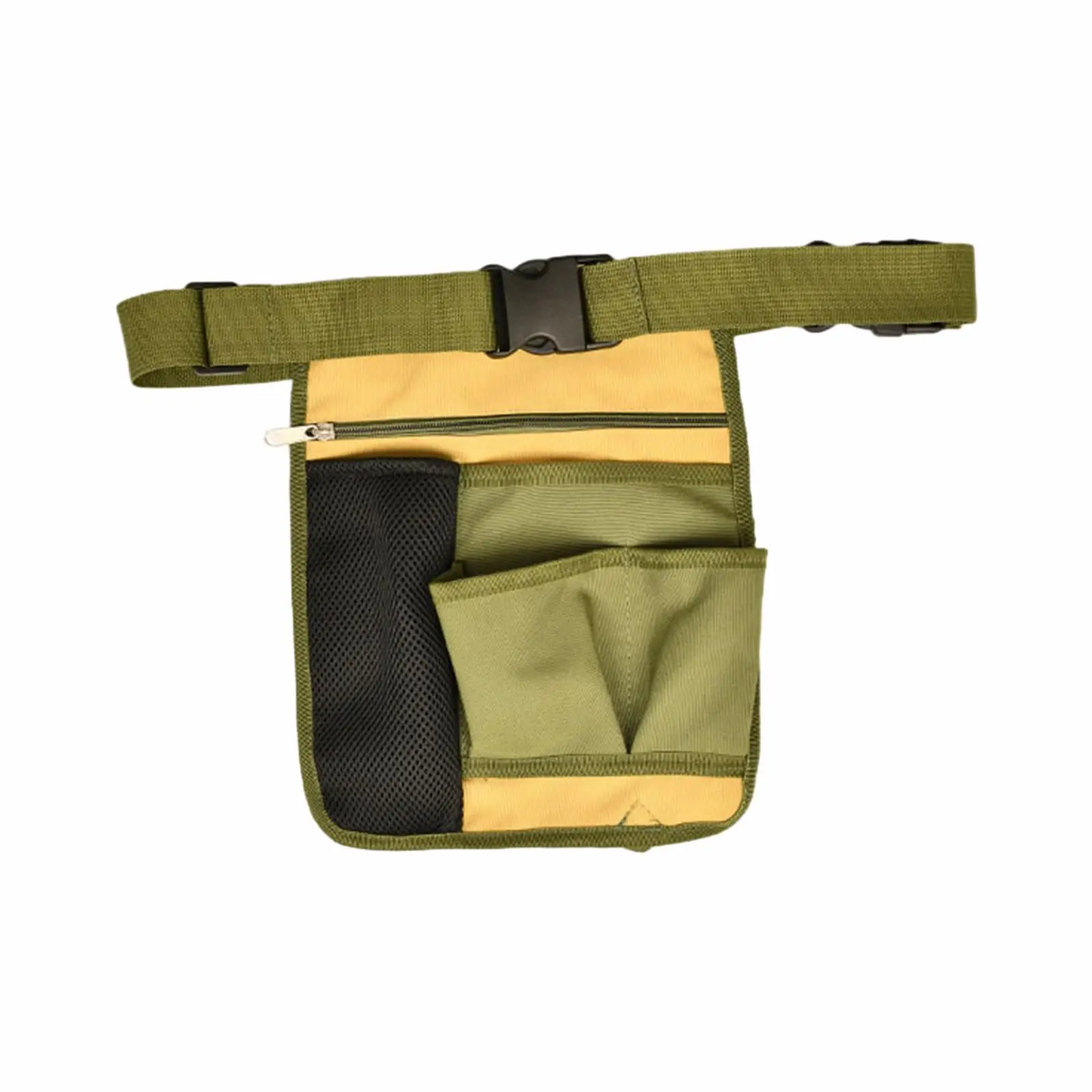 Garden Tool Pouch Waist Organizer Canvas with Adjustable Belt for Carpenter