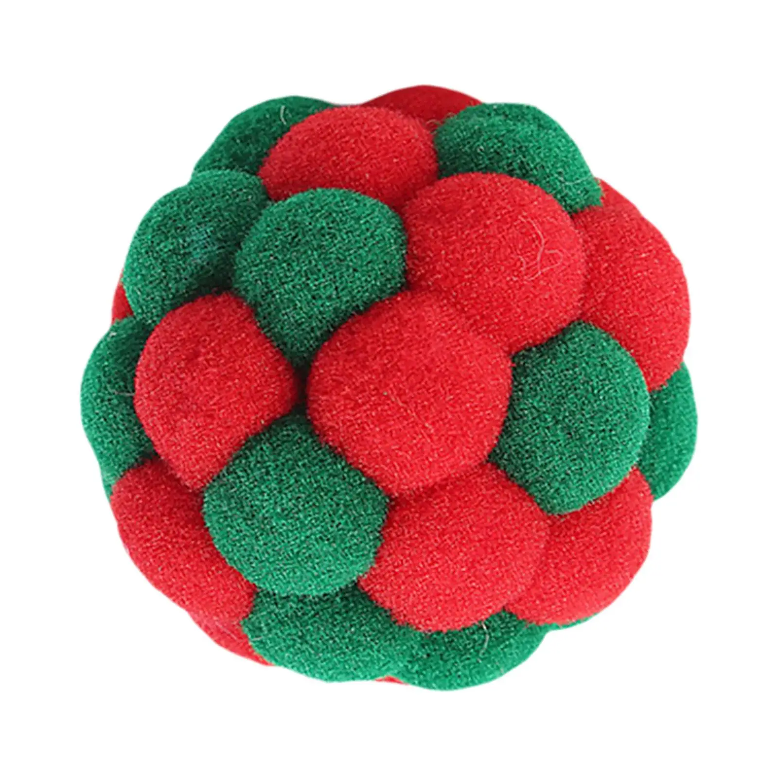 Plush Interactive Cat Toys KICKER Toys Funny Sounds with Bells Chirping Balls Cat Soft Toy Balls for Puppy Kitten Kitty Exercise