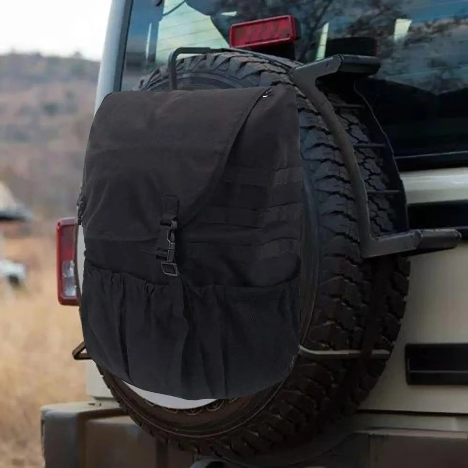 Spare Tire Trash Bag Equipment Heavy Duty Backpack for UTV SUV Trailers