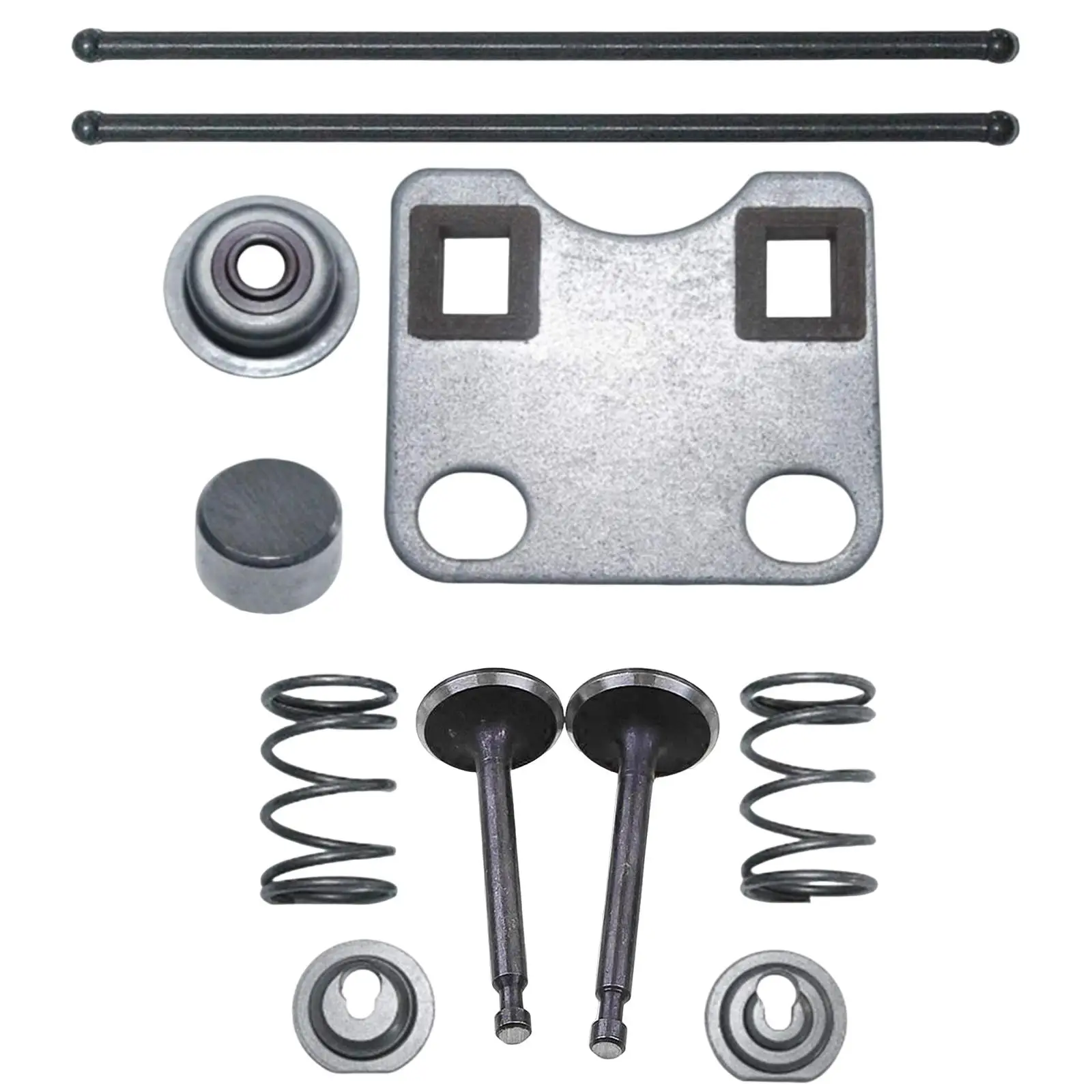 11x Engine Intake Exhaust Valve Kit Parts Guide Plate Parts for Honda Gx160 Gx200