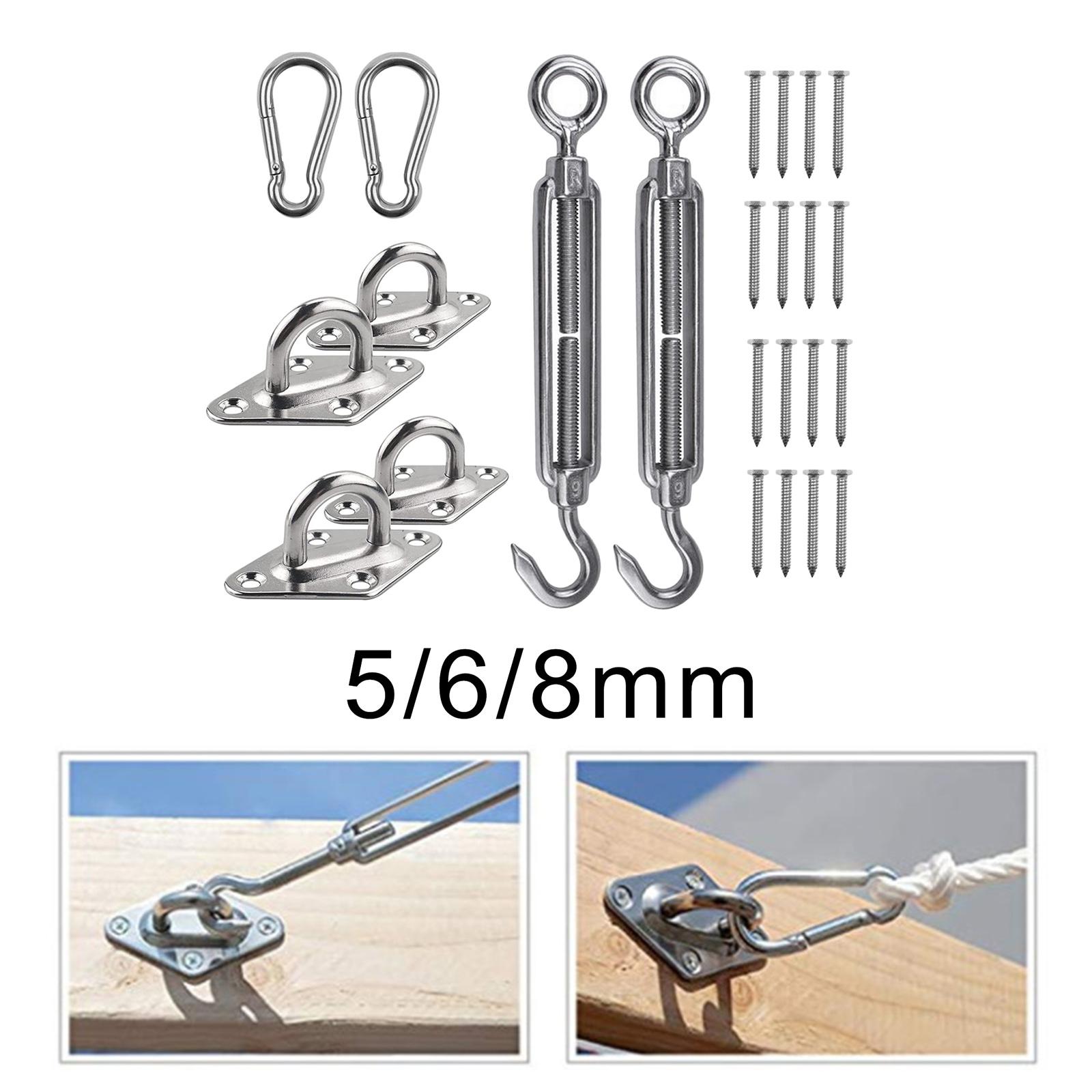 304 Stainless Steel Bracket Hammock Mount Ceiling Hook Anchor Hanger For Gym Training Aerial Yoga Swing Hanging Kit