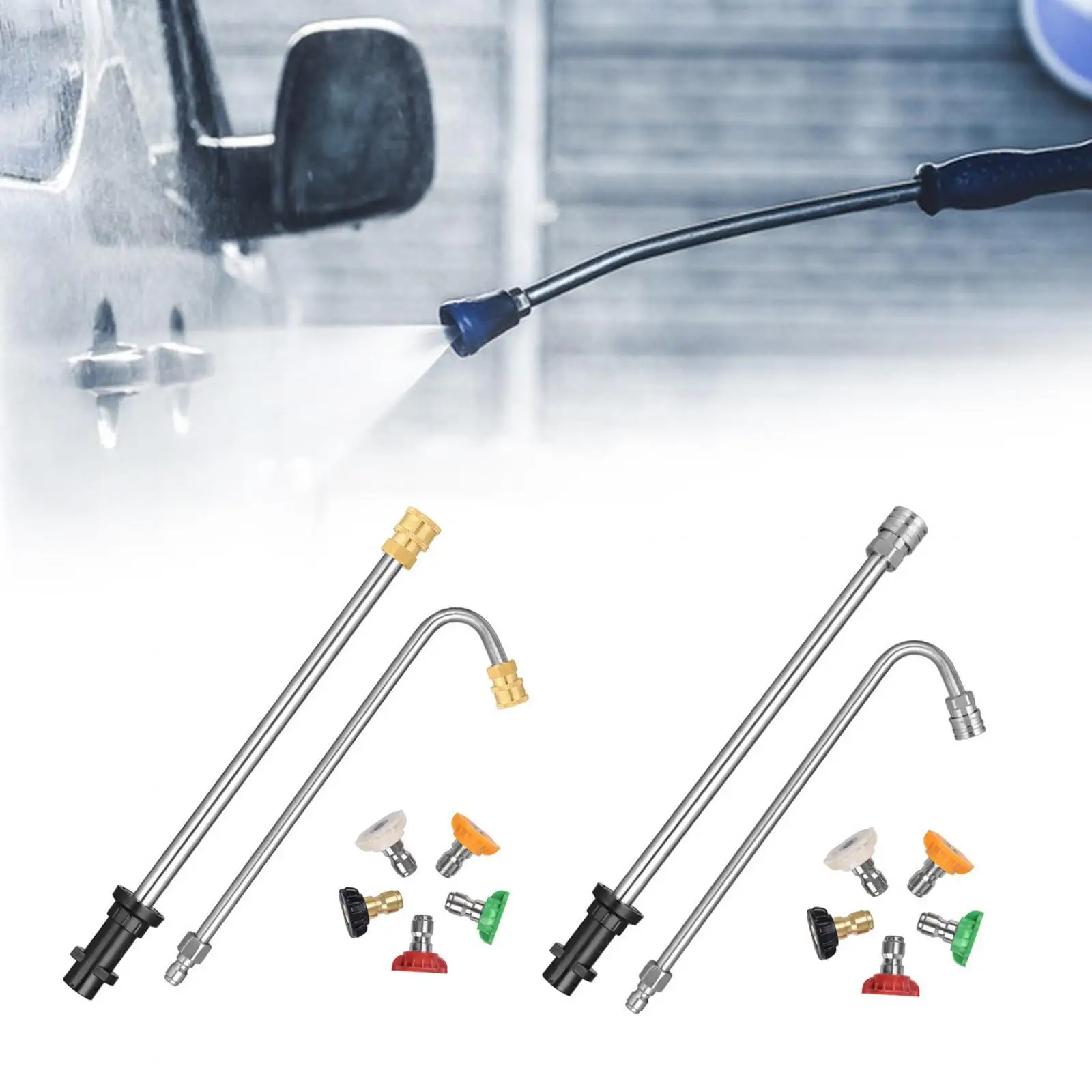 Pressure Washer Extension Rod Stable Washer Extension Rod Cleaning Tool