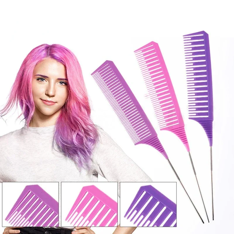 Best of Hairdressing Tip-tail Comb Dyeing Hair Partition Double-sided Highlighting Comb Salon Hair Cutting Hair Styling Comb Reviews & Tips