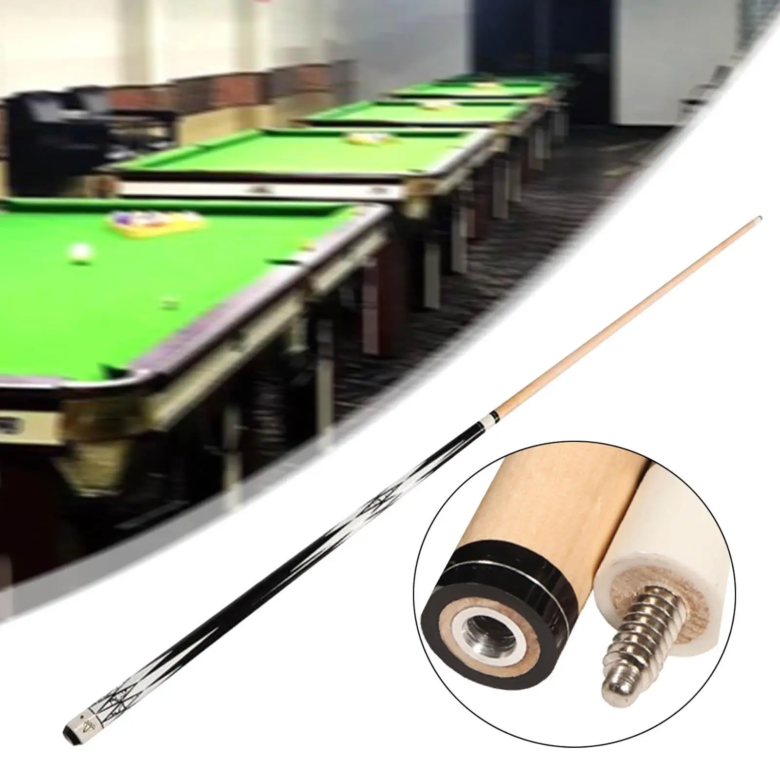 Billiard Pool Cue Stick Nine Ball Pool Cue Full Size 57 inch Billiard Cue