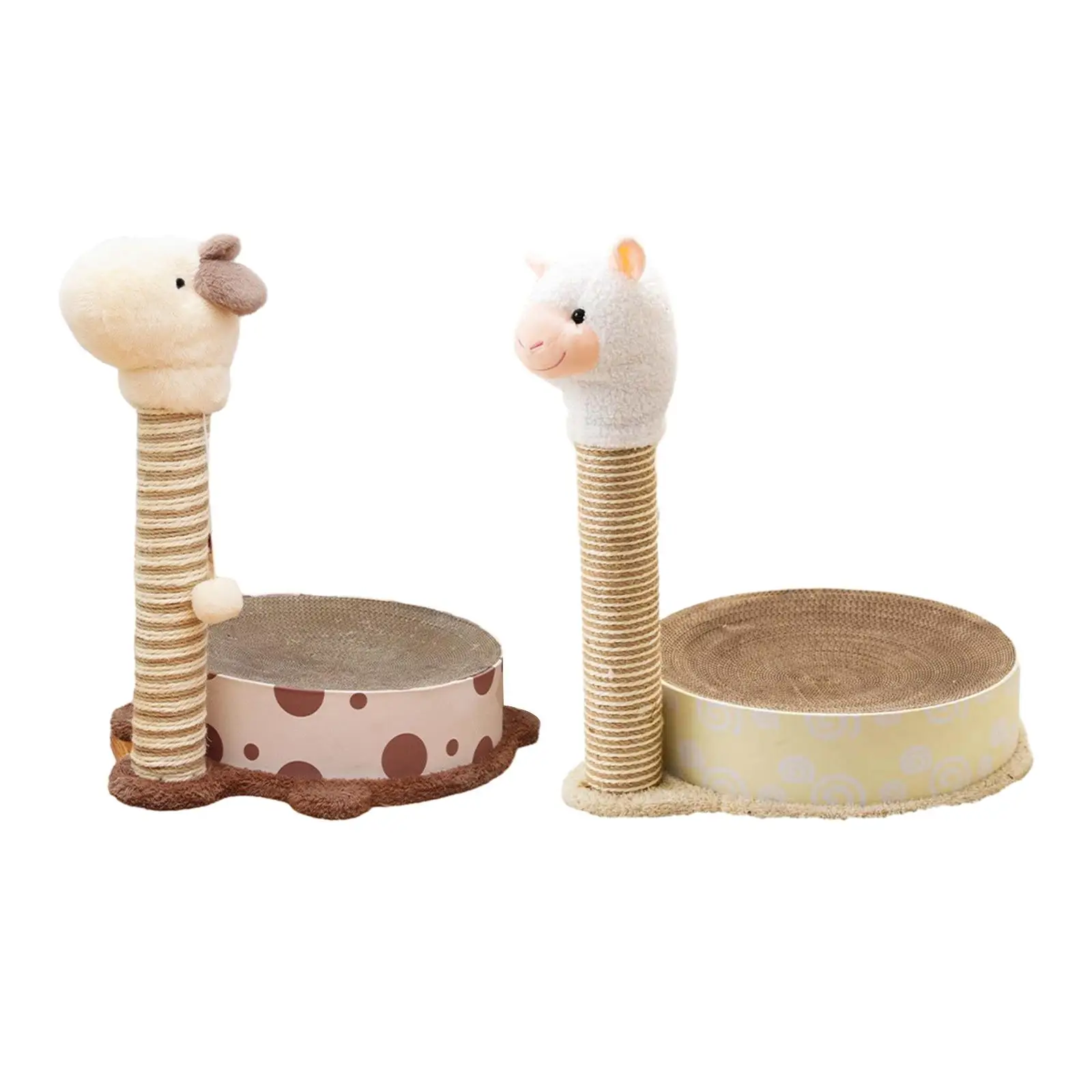 Cat Scratching Posts Bed for Indoor Cats Cardboard Bed for Cat and Kittens Activity Center Corrugated Cat Bed Kitten Lounge
