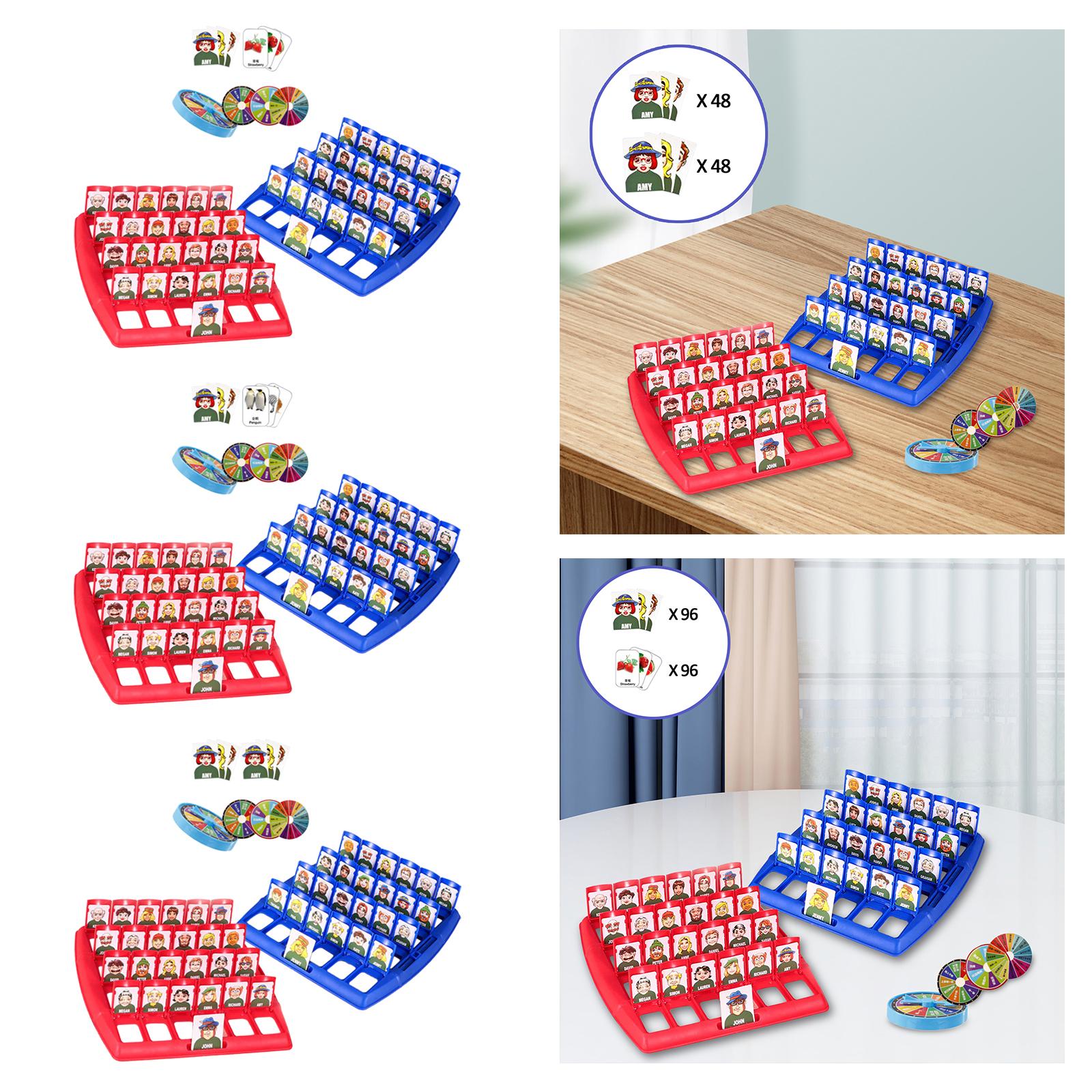 Guessing Who Game Fun Educational Board Game for Party Prop Family Game Boys