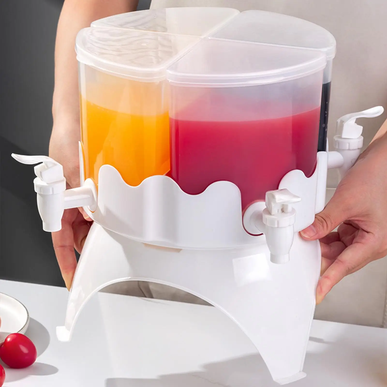 Cold Kettle with Faucet Water Jug Dispenser Lemonade Bucket Juice Jug for Outdoor Party Use Bar Home Fridge Wedding