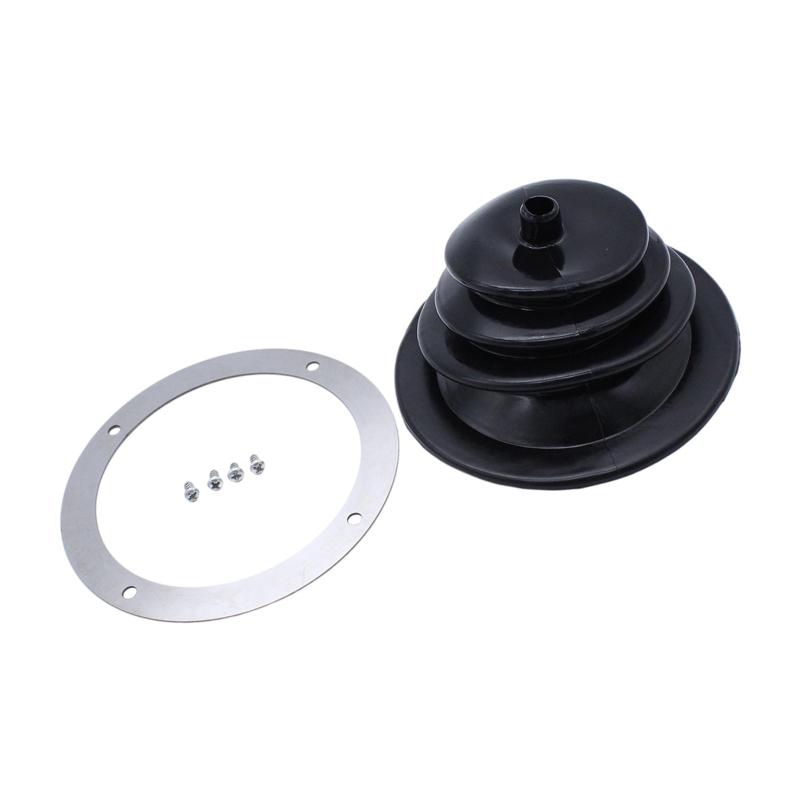 1651 Shifter Boot 5.250 inch Small Black Rubber  Knob Cover Spare  Replaces Professional Easy to Install Accessories