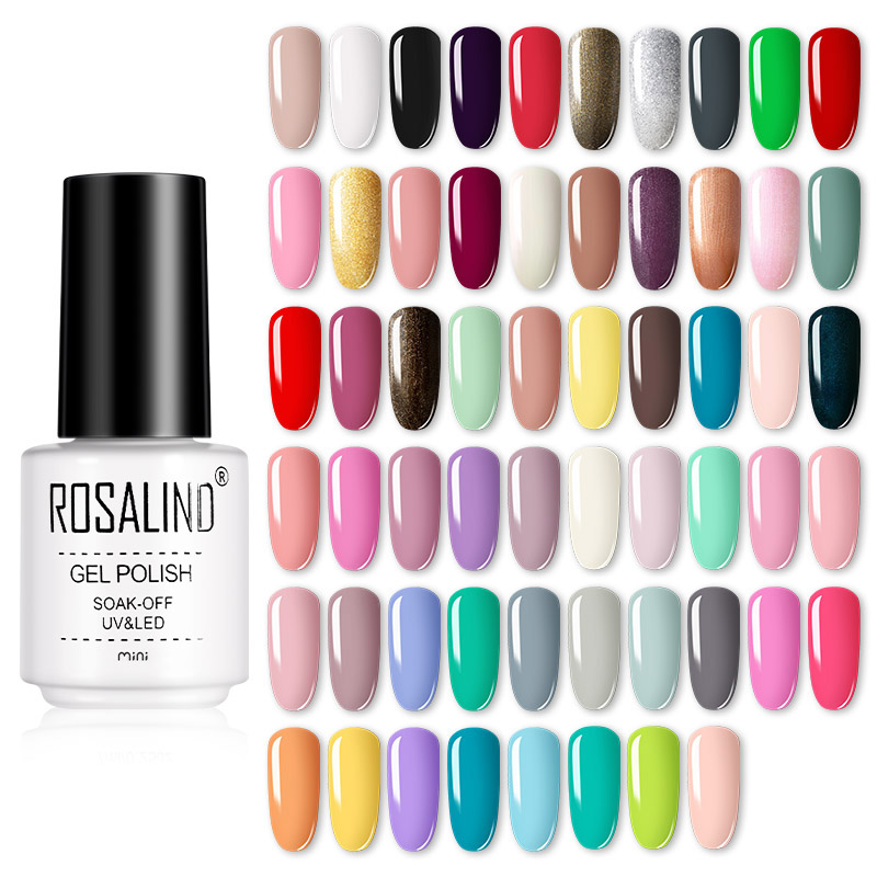 Best of ROSALIND Gel Polish Set UV Vernis Semi Permanent Primer Top Coat 7ML Varnish Gel Nail Art Manicure Gel Lak Polishes Nails Reviews & Tips